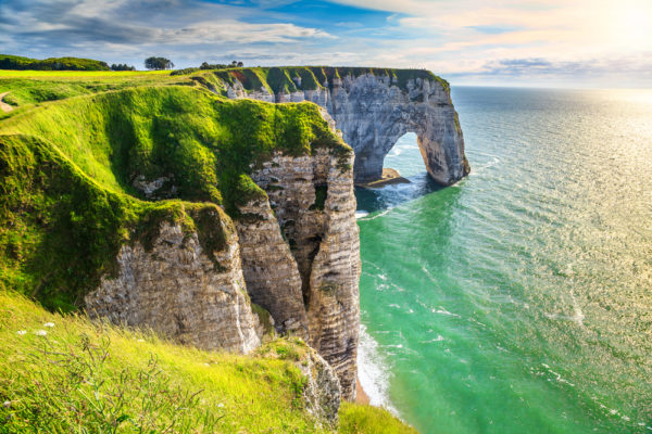 De kust bij Etretat, Normandië - Foto Shutterstock