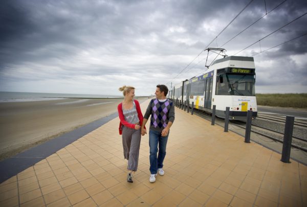 De kusttram langs de Belgische kust - Foto Westtoer